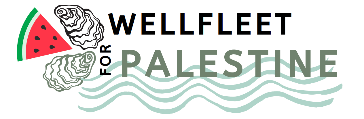Wellfleet for Palestine logo